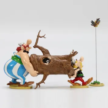 Asterix, Obelix en Plutoqueprevus in boomstam