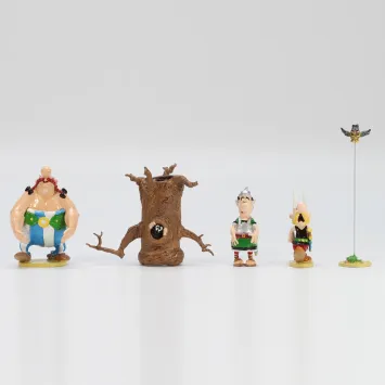 Asterix, Obelix en Plutoqueprevus in boomstam